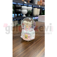 Işıklı Ve Müzikli Kar Küresi Orta Boy-12